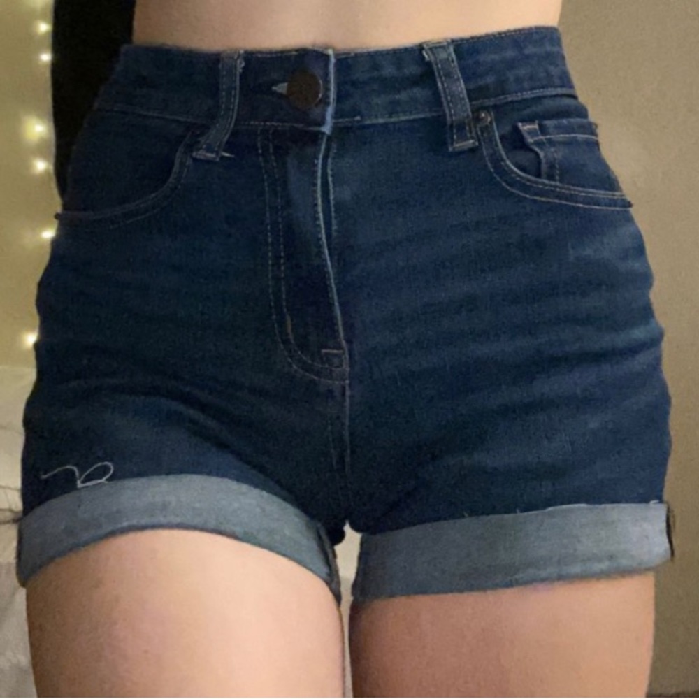 AEROPOSTALE dark wash jean shorts